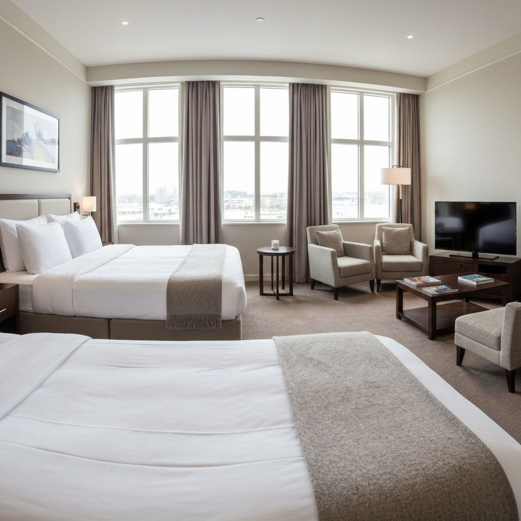 Family room at Guest House Kavkasioni 33 prepared for group stay